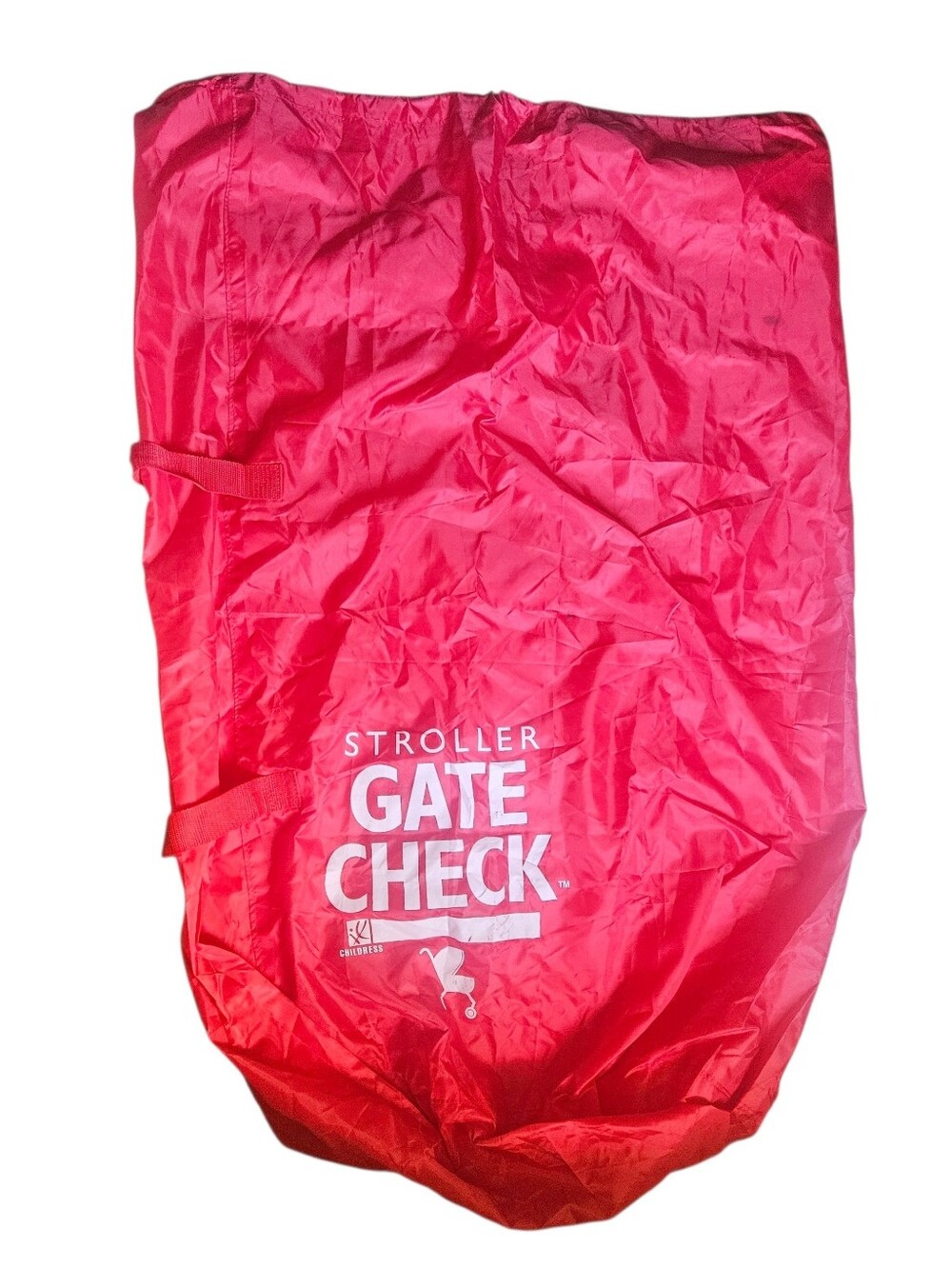 JL Childress Stroller Gate Check Bag - Red Fits Some Double Strollers
